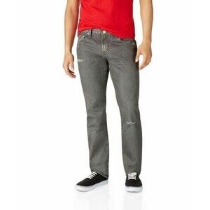 Aeropostale Men's Bowery Denim Jean Slim Fit Light Gray Size 28x30